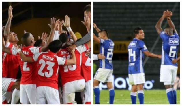 Santa Fe y Millonarios - Liga Betplay