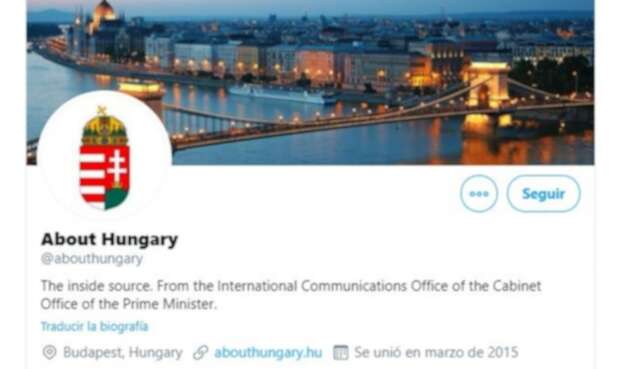 Cuenta de Twitter del Gobierno húngaro