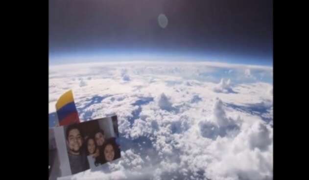 Imágenes de la tierra desde la estratósfera