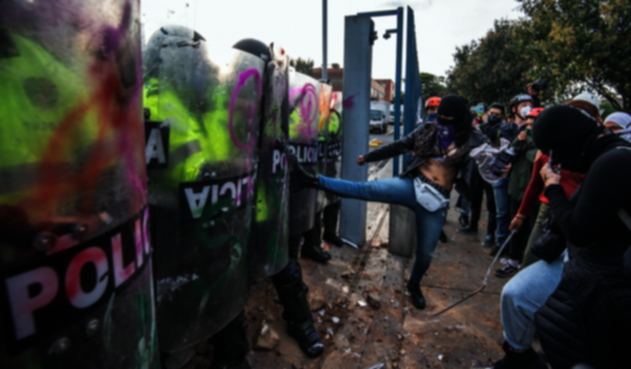 Protestas en Colombia por la muerte en Javier Ordóñez, durante operativo policial.