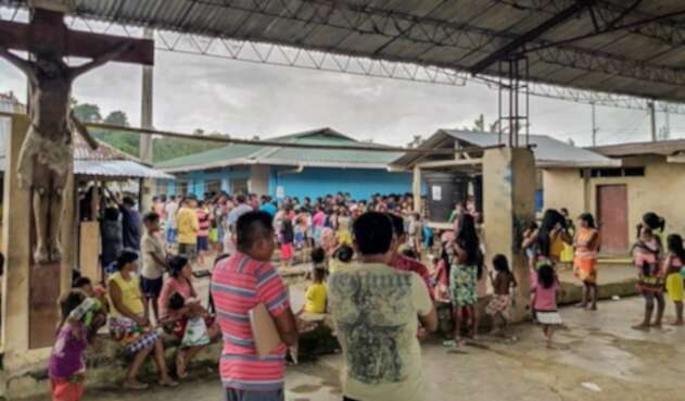 Comunidades desplazadas en Alto Baudó, Chocó
