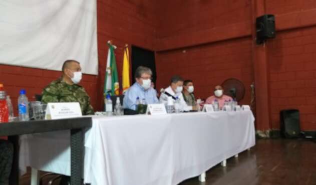 Consejo de seguridad en Zaragoza, Antioquia