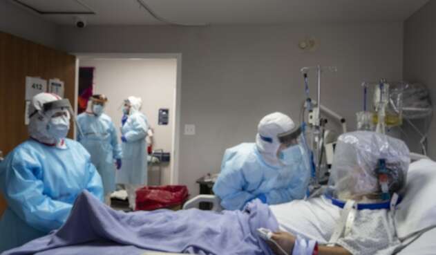 Pacientes contagiados de coronavirus en Estados Unidos