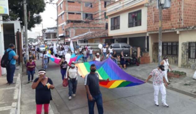 Con un sentido homenaje despidieron a Juliana Giraldo.