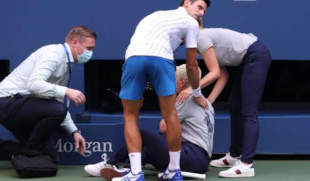 Novak Djokovic golpeó a jueza en US Open Novak Djokovic golpeó a jueza en US Open