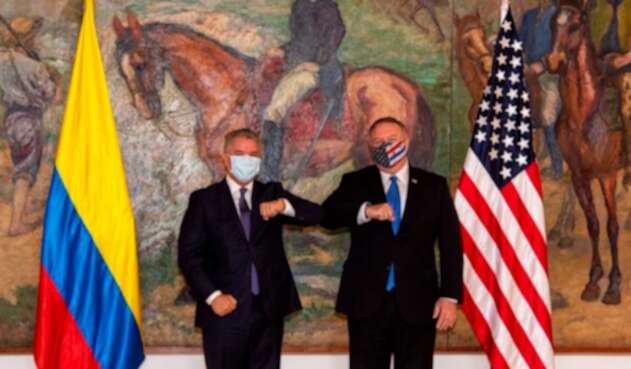 Encuentro Iván Duque y Mike Pompeo en Casa de Nariño Reunión Iván Duque y Mike Pompeo en Casa de Nariño