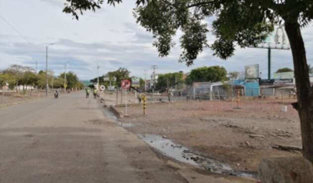 Sector de la Parada en Villa del Rosario, zona de Frontera