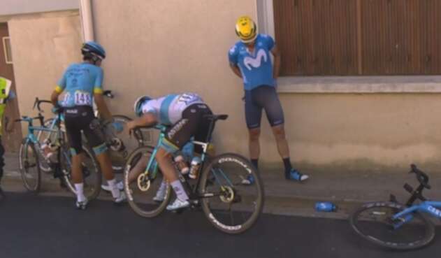 Caída, Tour de Francia etapa 11