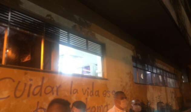 Así quedaron las instalaciones de la Unidad Permanente de Derechos Humanos.