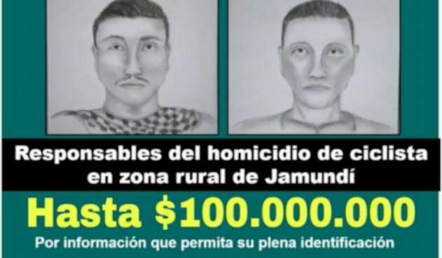Recompensa por responsables de crimen de ciclomontañista en Jamundí Recompensa por responsables de crimen de ciclomontañista en Jamundí