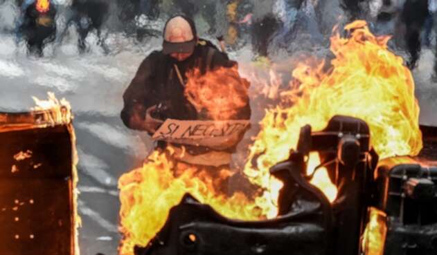 Protestas en Bogotá