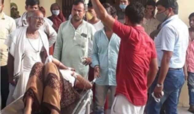 Mujer atacada en la India