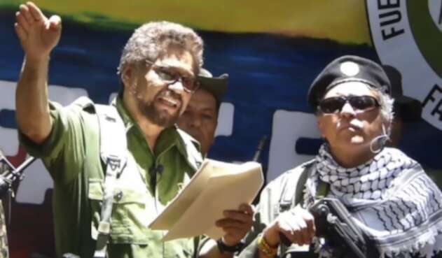 Iván Márquez y Jesús Santrich