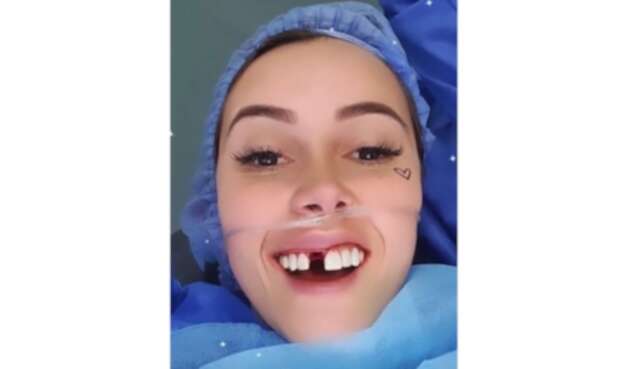 Manuela Gómez quedó mueca