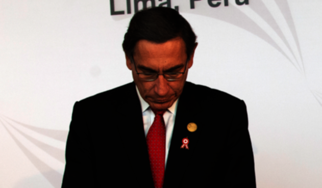 Martín Vizcarra, presidente del Perú