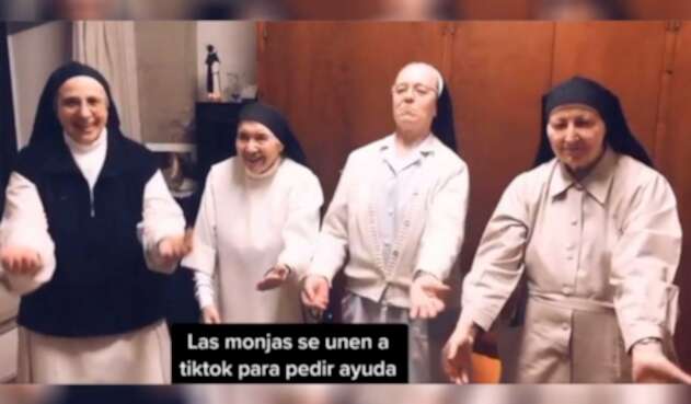 Monjas publican video TikTok para pedir donaciones
