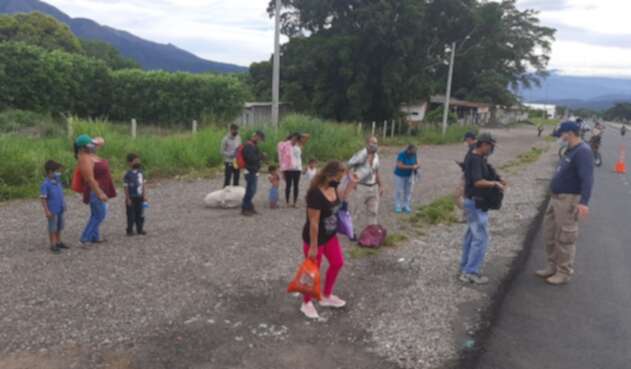 Población Migrante en la zona de frontera entre Colombia y Venezuela