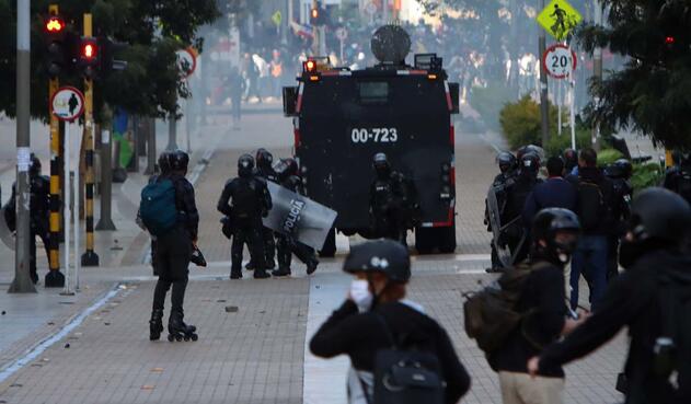 Protestas en Bogotá, 21 de septiembre de 2020