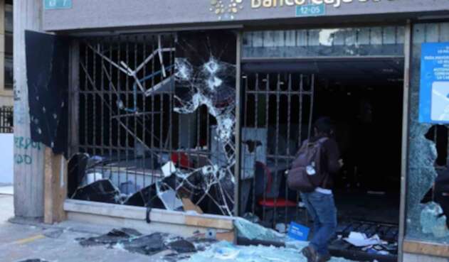 Protestas en Bogotá, 21 de septiembre de 2020