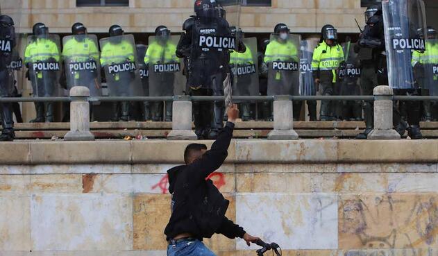 Protestas en Bogotá, 21 de septiembre de 2020