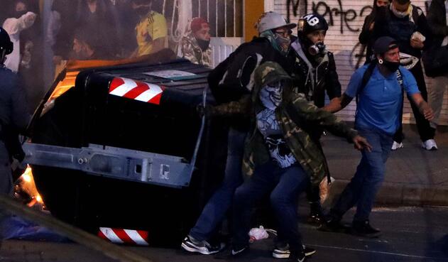 Protestas en Villa Luz, 10 de septiembre de 2020