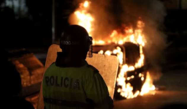 Protestas en Villa Luz, 10 de septiembre de 2020