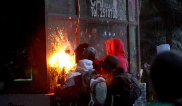 Protestas en Villa Luz, 10 de septiembre de 2020