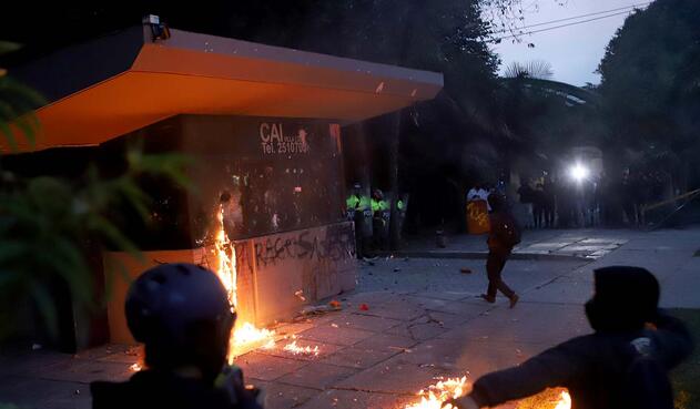 Protestas en Villa Luz, 10 de septiembre de 2020