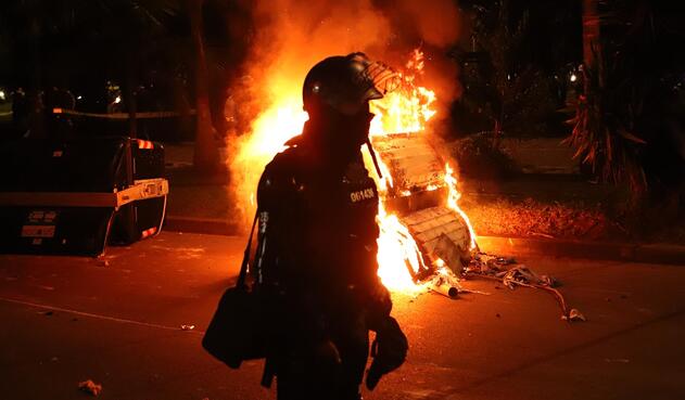 Protestas en Villa Luz, 10 de septiembre de 2020