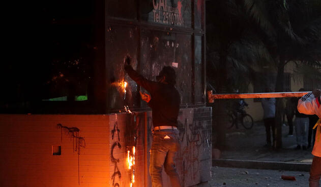 Protestas en Villa Luz, 10 de septiembre de 2020
