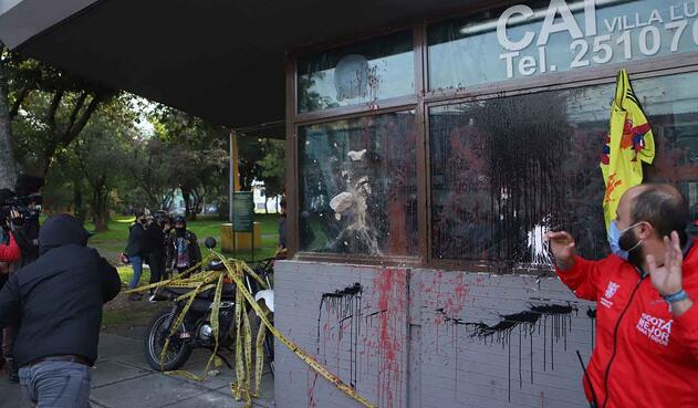 Protestas en Villa Luz por la muerte de Javier Ordóñez