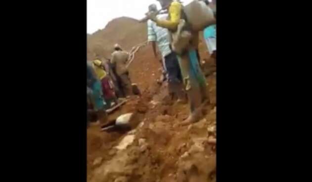 Rescate mineros en Valdivia, Antioquia