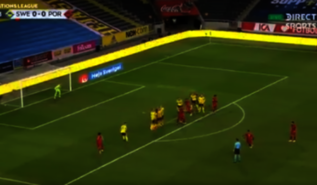 Gol 100 Cristiano con Portugal