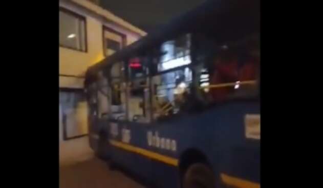 Captura de video SITP secuestrado