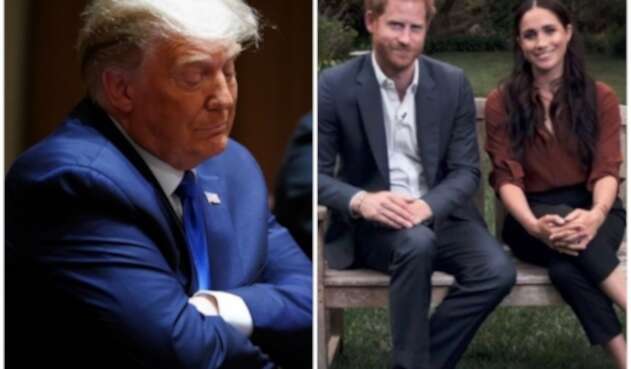 Donald Trump y los duques de Sussex
