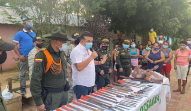 Plan desarme en El Carmen de Bolívar