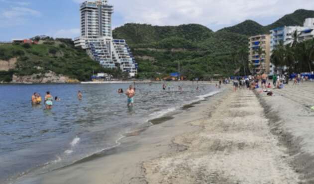 Playas del Rodadero en Santa Marta.