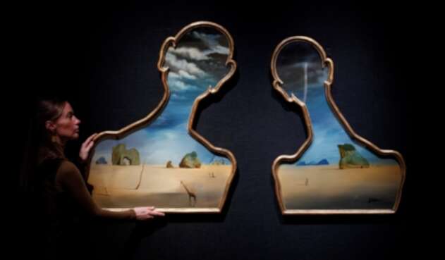 Salvador Dalí "Couple aux têtes pleines de nuages"