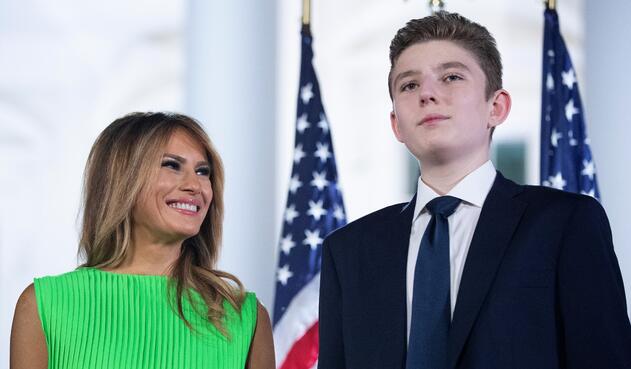 Hijo de Donald Trump - Barron Trump - Melania Trump Hijo de Donald Trump - Barron Trump - Melania Trump