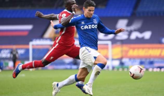 James Rodríguez, Everton vs Liverpool