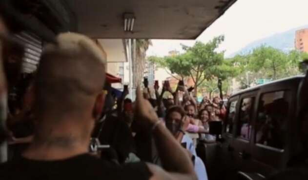 Captura del video posteado en la cuenta de Instagram de Maluma.