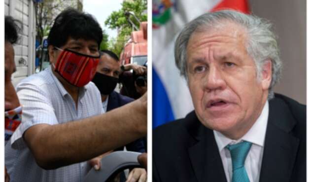 Evo Morales y Luis Almagro