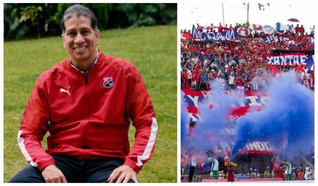 Jairo Vélez y la barra del DIM