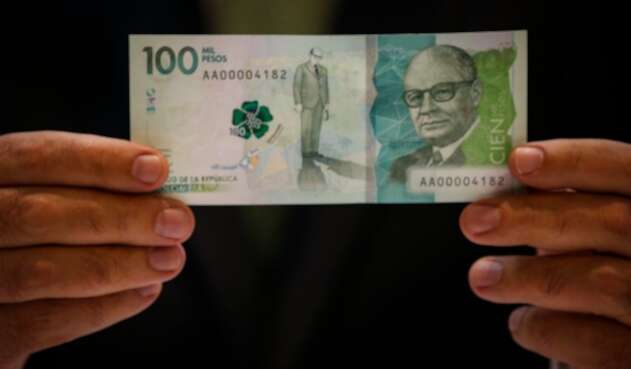 Billete de 100.000 pesos Billete de 100.000 pesos