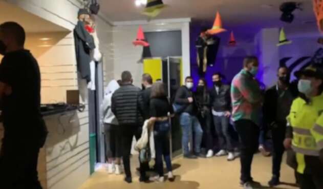 Fiesta clandestina en Chapinero
