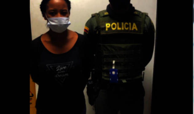 Captura de mujer en Cartagena Captura de mujer en Cartagena