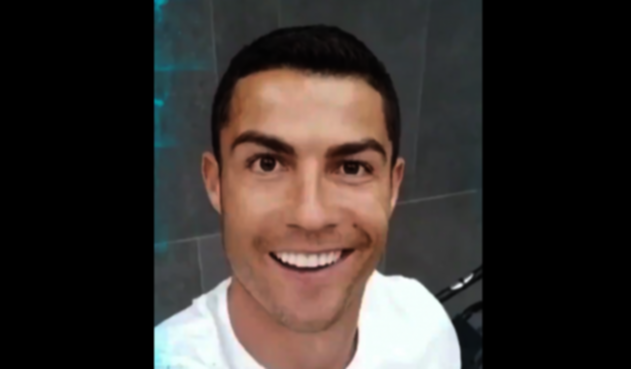 Captura de pantalla del video de Cristiano