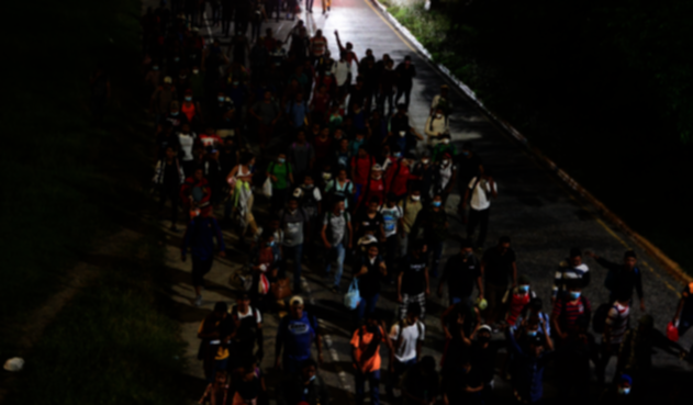 Caravana de migrantes hondureños hacia EE.UU.