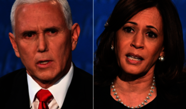 Mike Pence y Kamala Harris