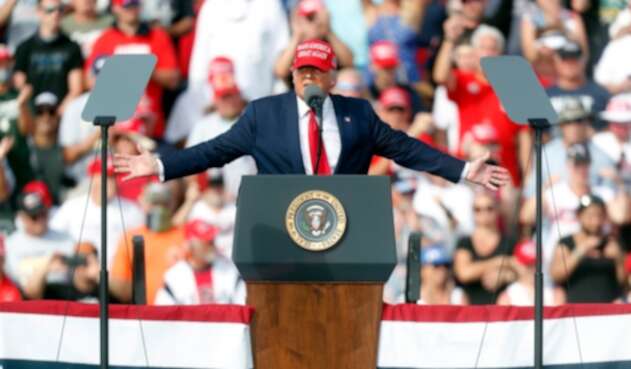 Donald Trump en Tampa, Florida. 29 de octubre de 2020